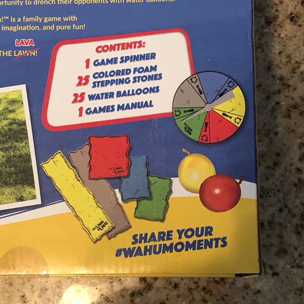 Wahu The Lawn Is Lava Outdoor Game Water Balloons Fun Imagination Floor Is Lava - Picture 3 of 7